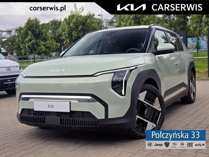 Zielony jasny (metalik) Nowe 2024 Kia EV3 2 SUV | 194 600 zł - Obraz 1/4