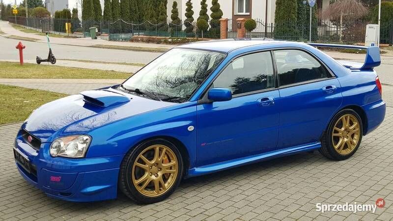 Niebieski Używany 2003 Subaru WRX STI Sedan/Limuzyna | 127 900 zł - Obraz 1/4