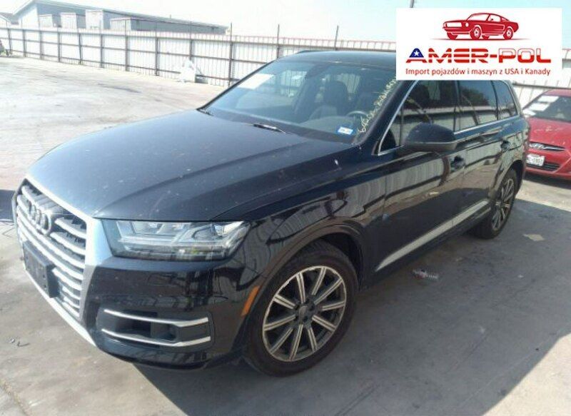 Czarny Używany 2018 Audi Q7 Premium Plus SUV | 160 000 zł - Obraz 1/4