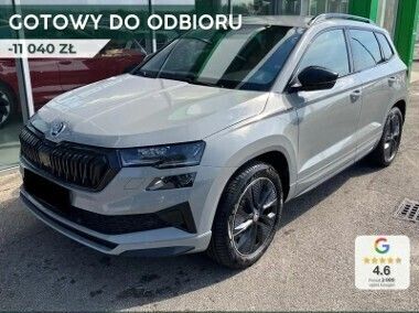 Szary Używany 2024 Skoda Karoq SportLine SUV | 145 060 zł (Uczciwa cena) - Obraz 1/4