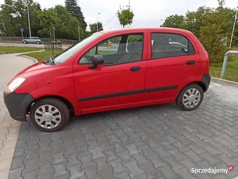 Czerwony Używany 2007 Chevrolet Matiz Hatchback | 2200 zł - Obraz 1/4