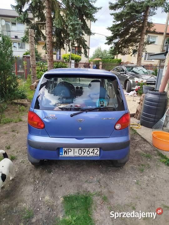 Niebieski Używany 2002 Chevrolet Matiz Hatchback | 1800 zł (Uczciwa cena) - Obraz 1/4