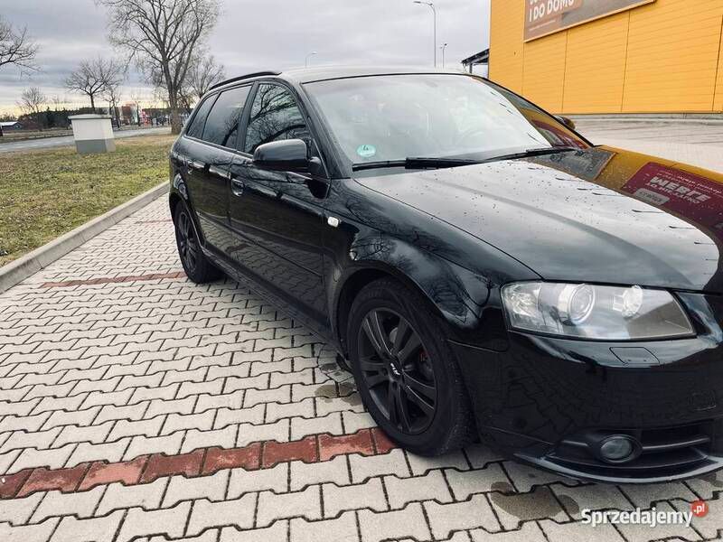 Czarny Używany 2007 Audi A3 Sportback S-Line Hatchback | 18 000 zł (Uczciwa cena) - Obraz 1/4