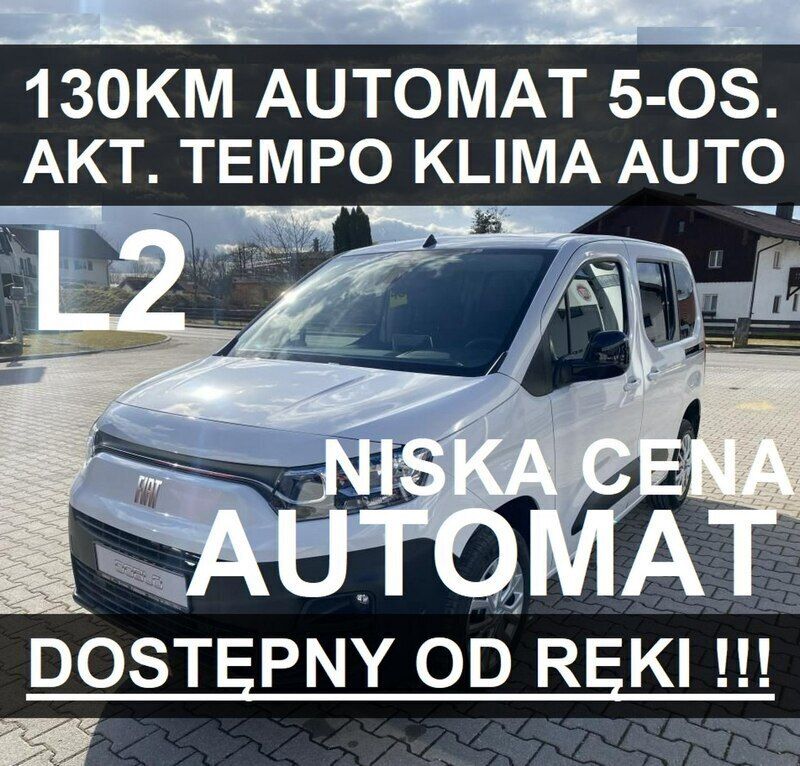 Biały Nowe 2024 Fiat Doblò Minivan | 113 426 zł - Obraz 1/4