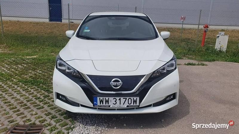 Biały Używany 2019 Nissan Leaf Hatchback | 47 970 zł (Dobra cena) - Obraz 1/4