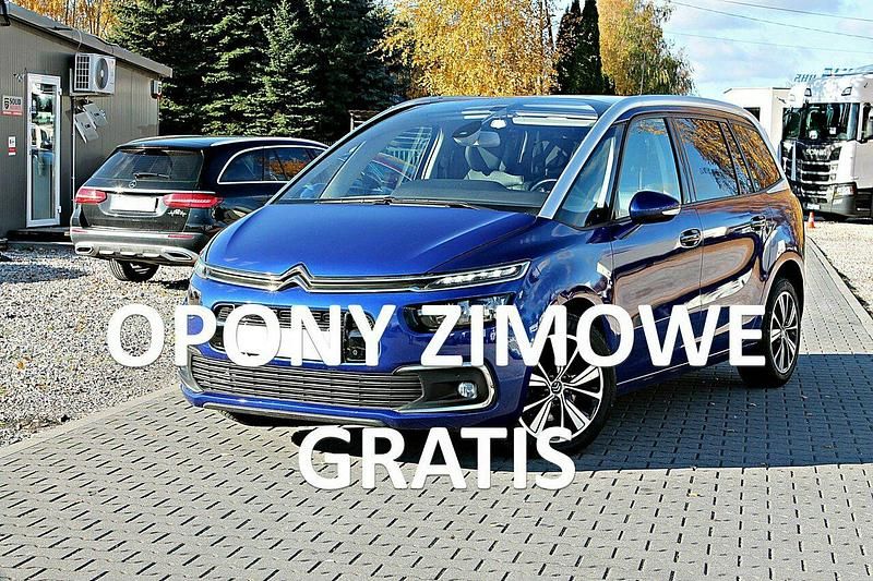 Niebieski (metalik) Używany 2017 Citroën Grand C4 Picasso Minivan | 54 999 zł (Dość drogi) - Obraz 1/4