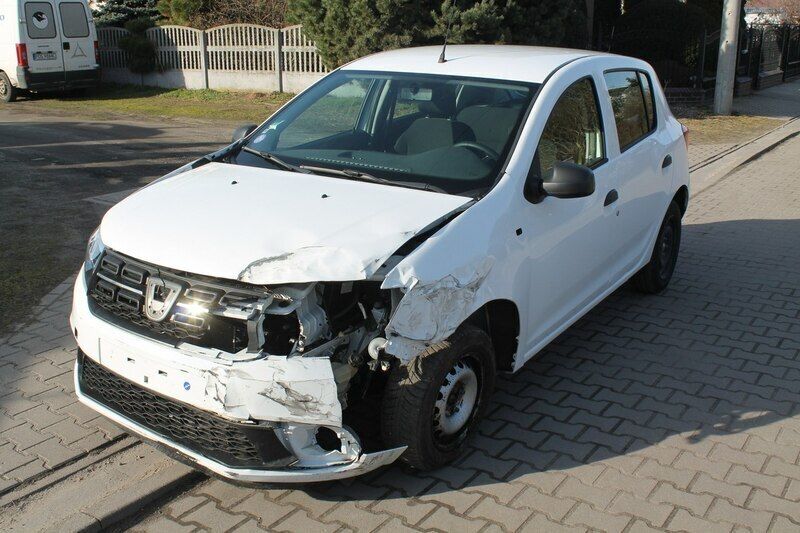 Biały Używany 2019 Dacia Sandero Hatchback | 8900 zł - Obraz 1/4