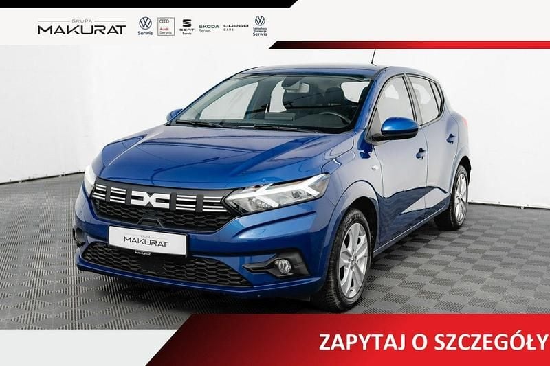 Niebieski Używany 2022 Dacia Sandero Expression Hatchback | 44 850 zł (Uczciwa cena) - Obraz 1/4