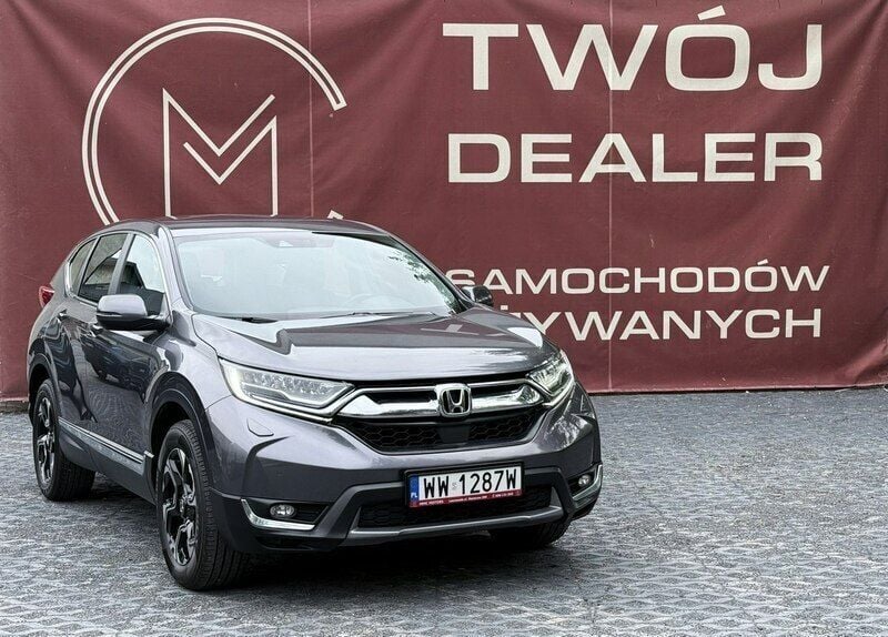 Szary (metalik) Używany 2018 Honda CR-V SUV | 99 999 zł (Uczciwa cena) - Obraz 1/3