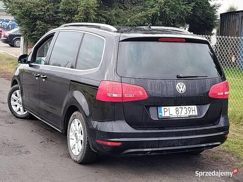 Używany VW Sharan 2013 Czarny Minivan