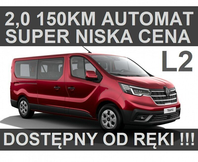 Czerwony Używany 2024 Renault Trafic Minivan | 203 893 zł - Obraz 1/3
