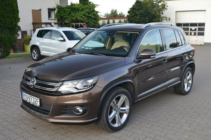 Brązowy Używany 2015 VW Tiguan SUV | 64 900 zł (Dość drogi) - Obraz 1/4