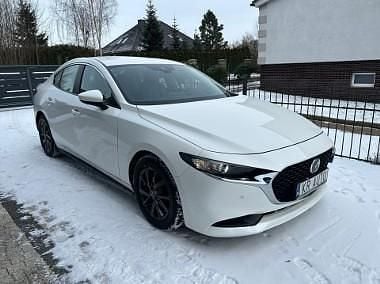 Używany Mazda 3 122 KM (89 kW) 2019 Biały Sedan/Limuzyna