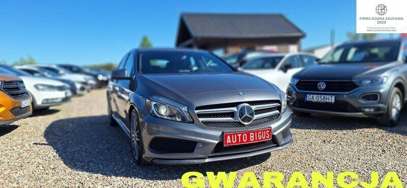 Szary Używany 2014 Mercedes A180 AMG Hatchback | 49 900 zł (Dobra cena) - Obraz 1/4