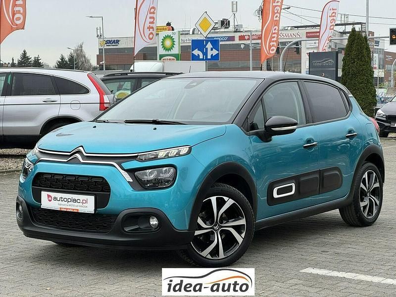 Niebieski jasny (metalik) Używany 2022 Citroën C3 Hatchback | 46 900 zł (Dobra cena) - Obraz 1/4