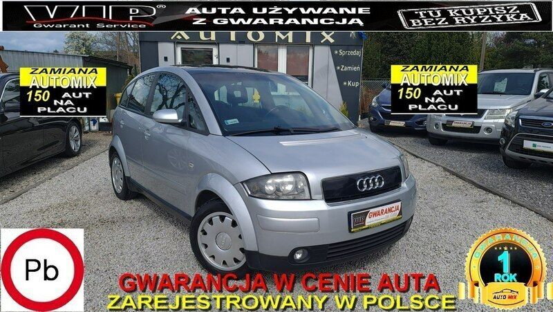 Srebrny Używany 2001 Audi A2 Hatchback | 9900 zł (Dobra cena) - Obraz 1/2