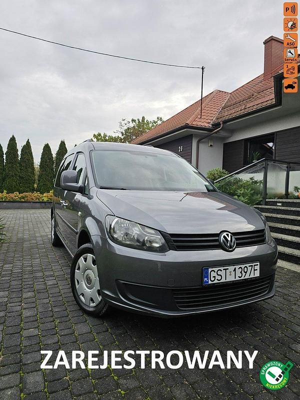 Używany VW Caddy 102 KM (75 kW) 2012 Szary (metalik) Minivan