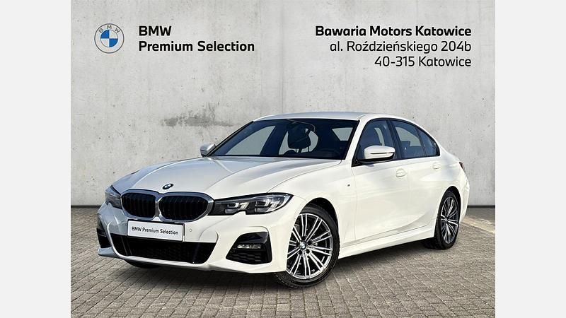 Biel alpejska Używany 2021 BMW 320 Shadowline Sedan/Limuzyna | 134 900 zł (Super Cena) - Obraz 1/3