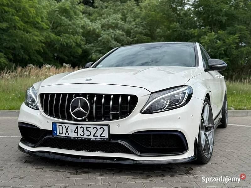 Biały Używany 2018 Mercedes C63 AMG AMG Coupe | 170 000 zł - Obraz 1/4