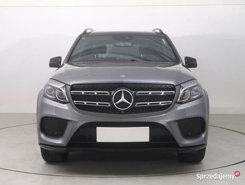 Szary Używany 2017 Mercedes GLS350 SUV | 154 999 zł - Obraz 1/4