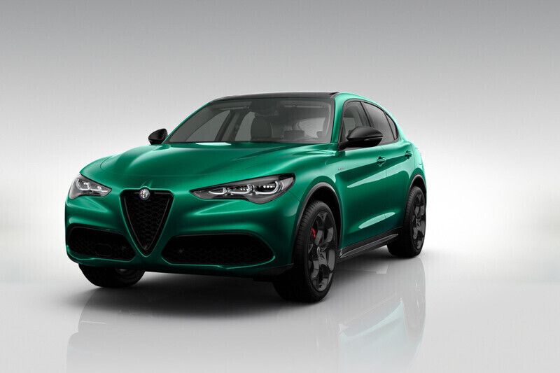 Lakier specjalny zielony montreal green Nowe 2025 Alfa Romeo Stelvio Veloce SUV | 267 164 zł - Obraz 1/4