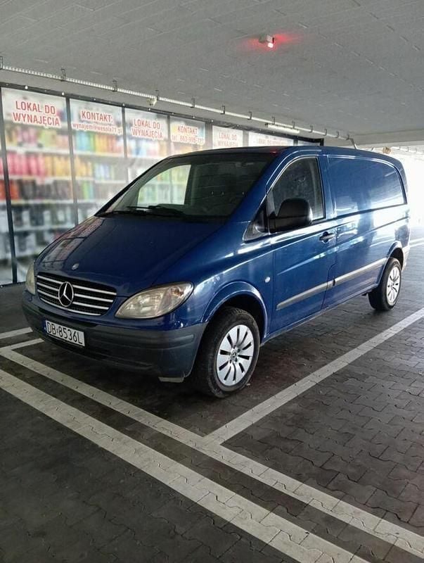 Niebieski Używany 2008 Mercedes Vito Minivan | 11 500 zł (Super Cena) - Obraz 1/4