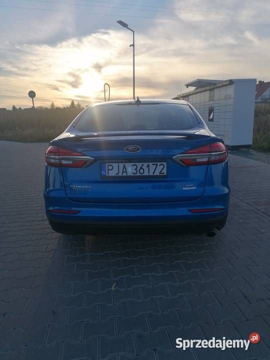 Niebieski Używany 2019 Ford Fusion Sedan/Limuzyna | 54 999 zł (Drogi) - Obraz 1/4
