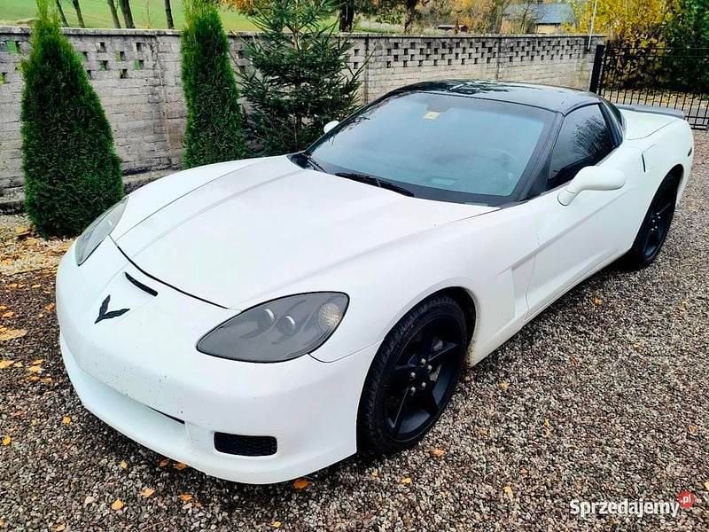 Biały Używany 2005 Corvette C6 Kabriolet | 139 000 zł - Obraz 1/4