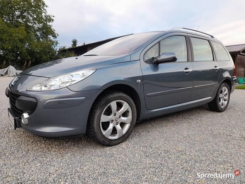 Szary Używany 2006 Peugeot 307 Kombi | 20 800 zł - Obraz 1/4