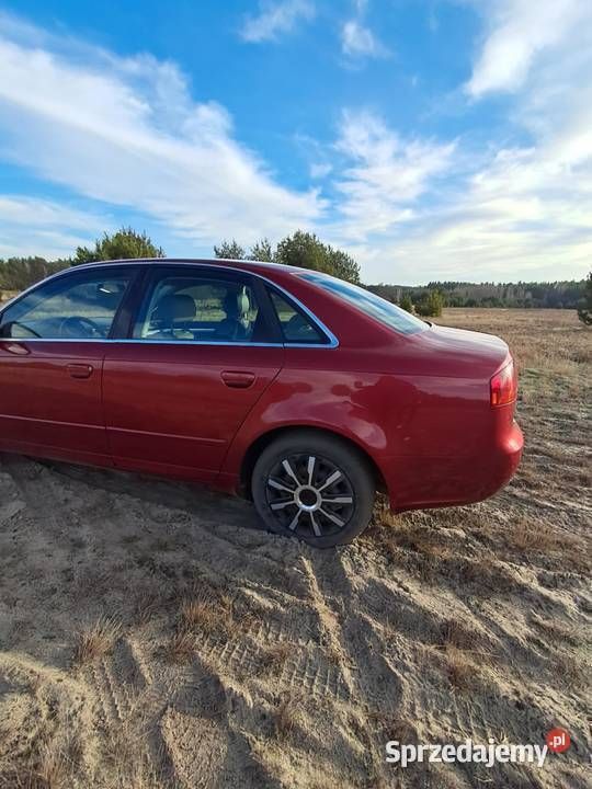 Czerwony Używany 2005 Audi A4 Sedan/Limuzyna | 11 500 zł (Uczciwa cena) - Obraz 1/3