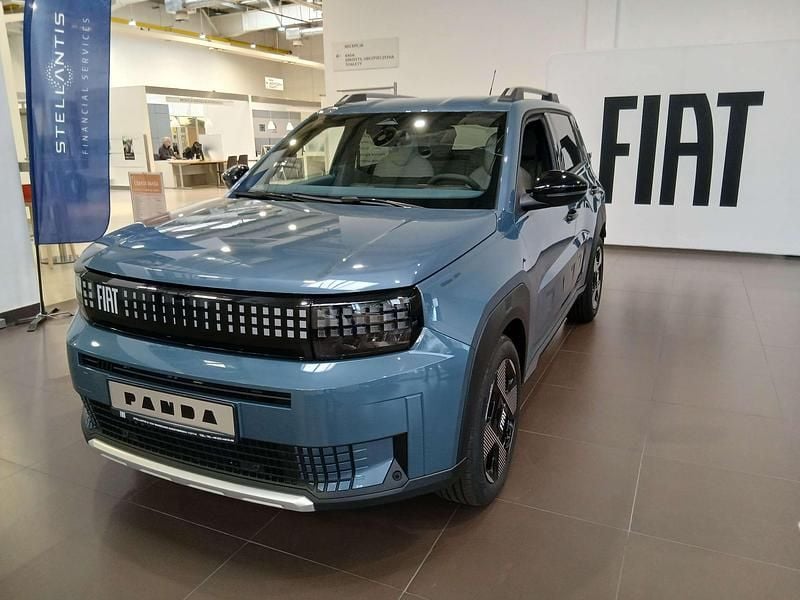 Nowe Fiat Grande Panda La Prima 110 KM (80 kW) 2025 Lakier metalizowany niebieski lago Hatchback