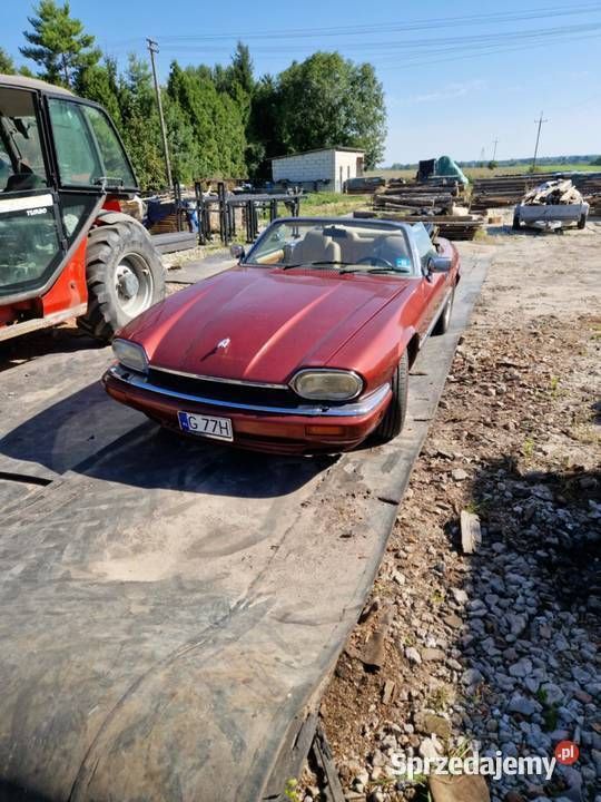 Czerwony Używany 1995 Jaguar XJS Kabriolet | 41 500 zł - Obraz 1/4