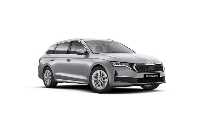 Nowe Skoda Octavia Selection 110 KM (80 kW) 2025 Srebrny brilliant metalizowany Kombi