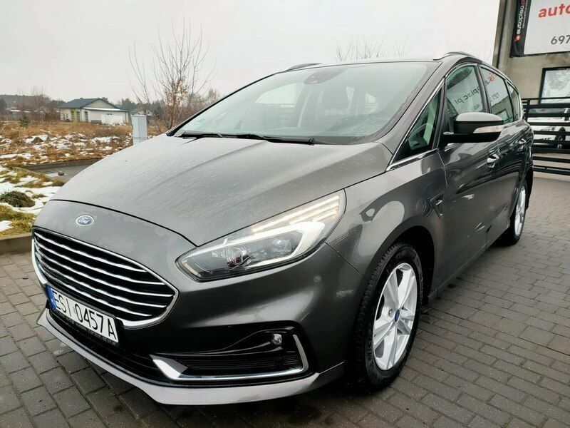 Szary (metalik) Używany 2021 Ford S-MAX S Minivan | 121 999 zł - Obraz 1/4