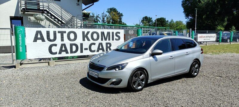 Srebrny (metalik) Używany 2015 Peugeot 308 Kombi | 29 900 zł (Uczciwa cena) - Obraz 1/4