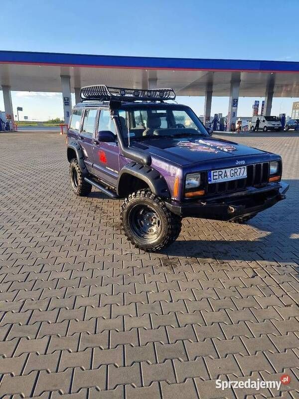 Niebieski Używany 1998 Jeep Grand Cherokee SUV | 15 500 zł - Obraz 1/4