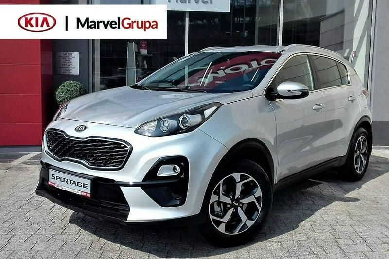 Srebrny Używany 2018 Kia Sportage SUV | 88 490 zł (Dość drogi) - Obraz 1/1