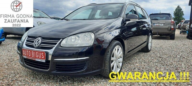 Czarny (metalik) Używany 2009 VW Golf VI Kombi | 18 900 zł (Uczciwa cena) - Obraz 1/4