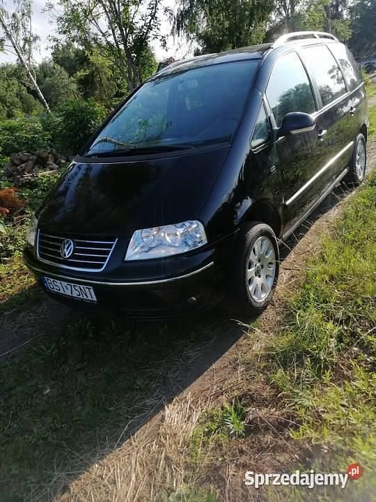 Czarny Używany 2006 VW Sharan Minivan | 12 900 zł - Obraz 1/4