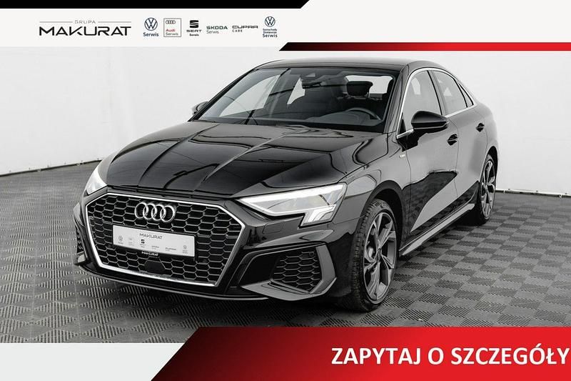Czarny Używany 2023 Audi A3 S-Line Sedan/Limuzyna | 121 850 zł (Drogi) - Obraz 1/4
