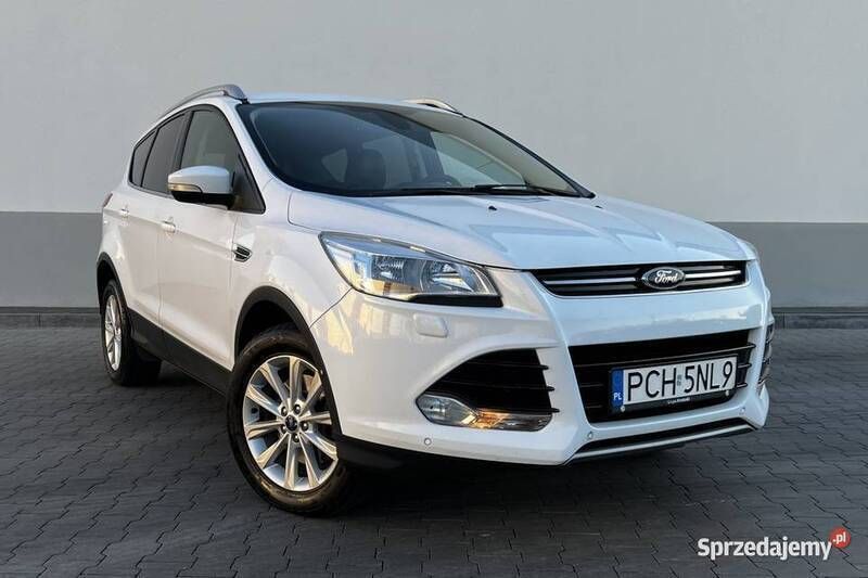 Biały Używany 2015 Ford Kuga SUV | 44 900 zł - Obraz 1/4