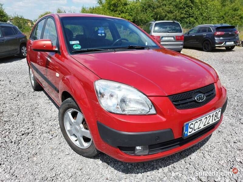 Czerwony Używany 2006 Kia Rio Hatchback | 4900 zł - Obraz 1/4