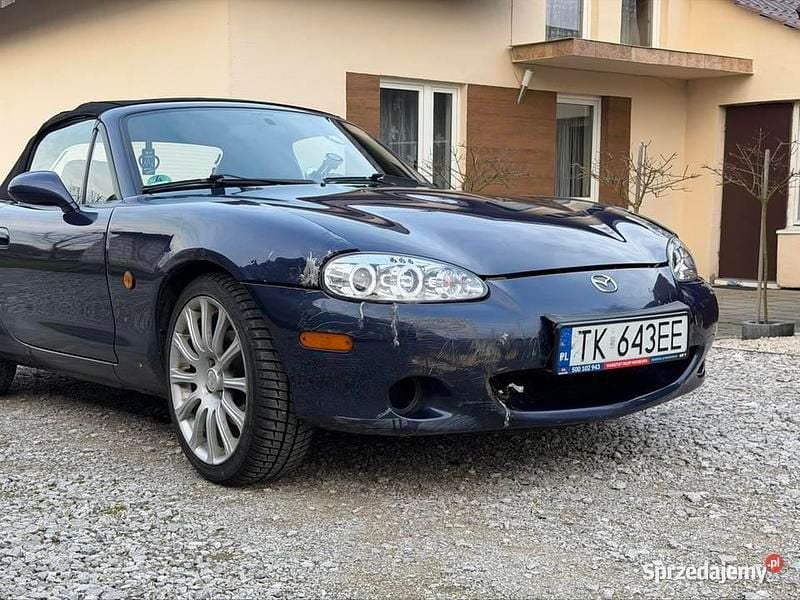 Granatowy Używany 2003 Mazda MX5 Kabriolet | 15 000 zł - Obraz 1/4