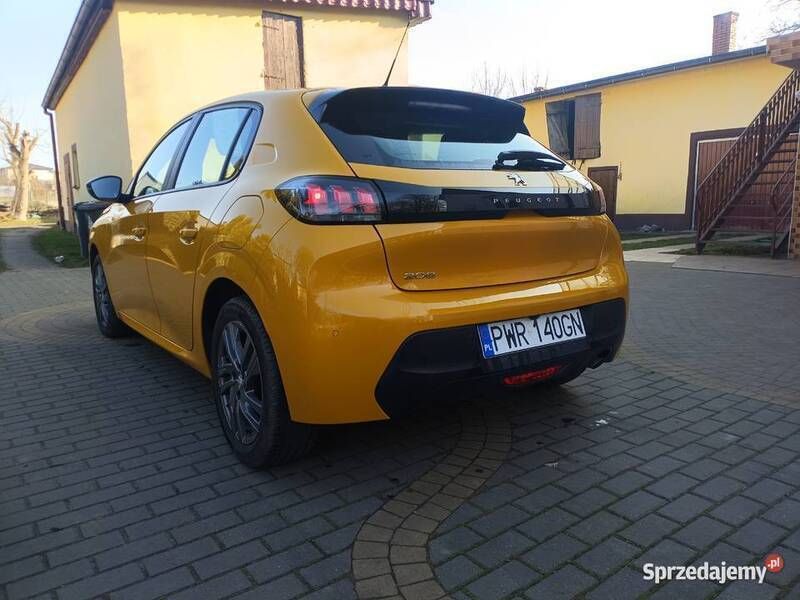 Używany Peugeot 208 2022 Żółty Hatchback