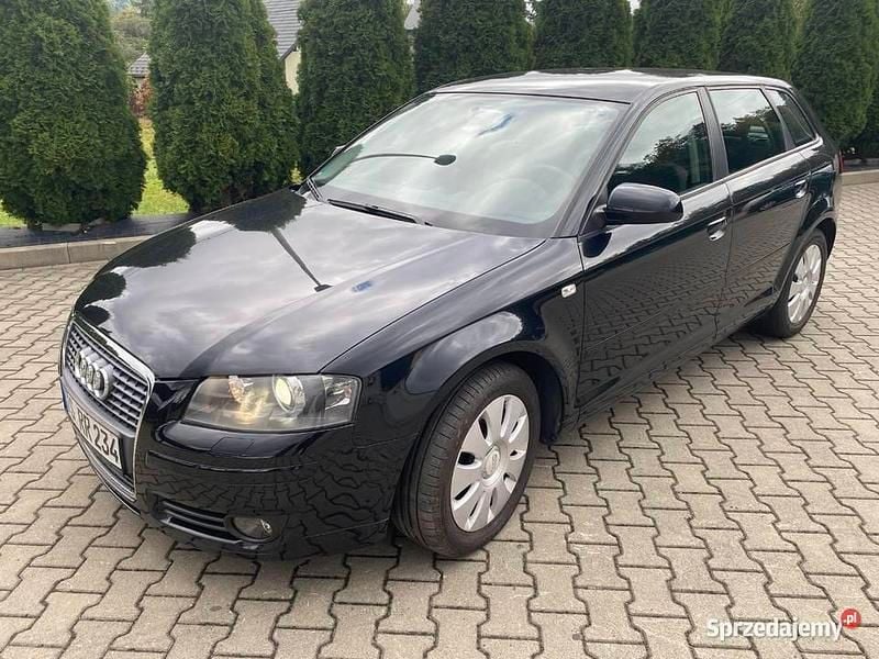 Czarny Używany 2008 Audi A3 Hatchback | 16 900 zł (Dobra cena) - Obraz 1/4