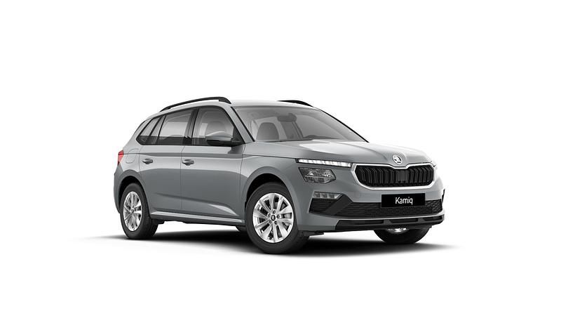 Srebrny smokey diamond metalizowany Nowe 2026 Skoda Kamiq Essence SUV | 104 850 zł (Super Cena) - Obraz 1/4