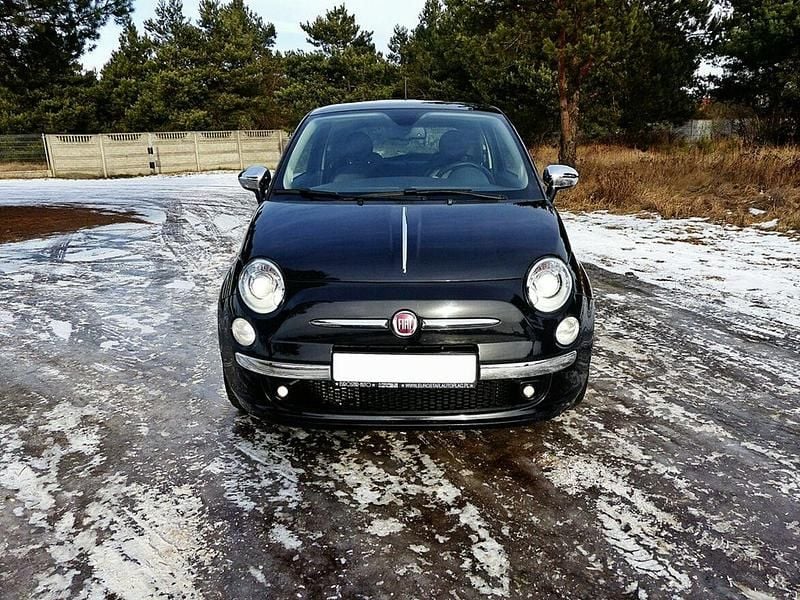 Używany Fiat 500 Lounge 85 KM (62 kW) 2012 Czarny Hatchback
