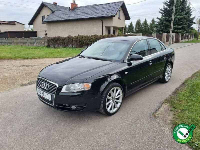 Czarny (metalik) Używany 2006 Audi A4 Sedan/Limuzyna | 20 800 zł (Dość drogi) - Obraz 1/4
