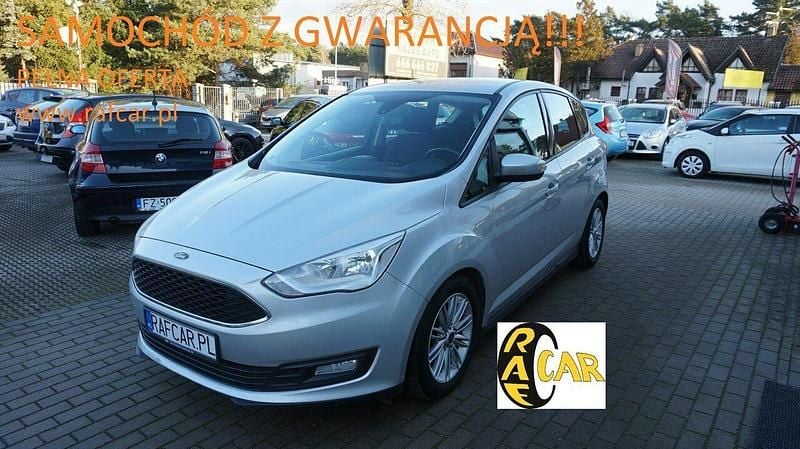 Srebrny Używany 2016 Ford C-MAX Minivan | 34 999 zł (Drogi) - Obraz 1/4