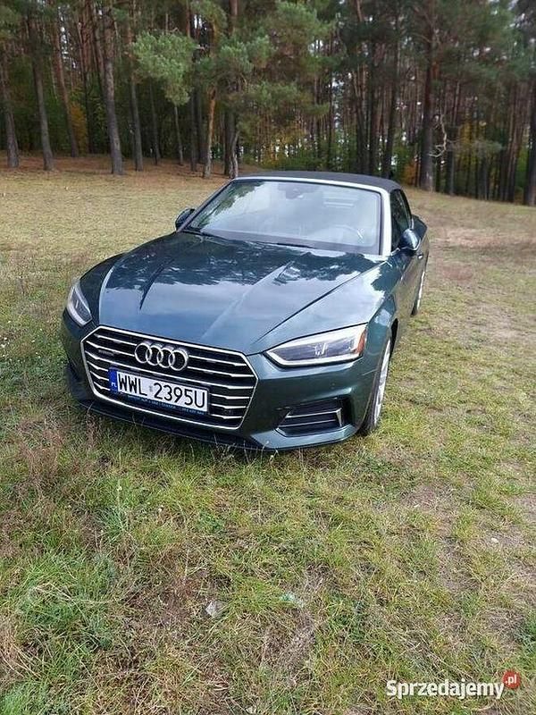 Zielony Używany 2019 Audi A5 Cabriolet Premium Plus Kabriolet | 89 900 zł - Obraz 1/4